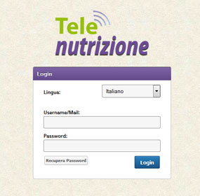 login telenutrizione