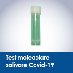 provetta test molecolare salivare